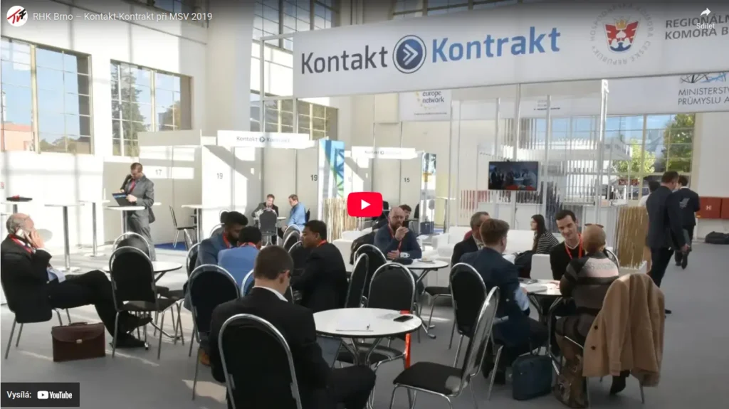 Prezentace projektu SOS IT na veletrhu Kontakt-Kontrakt v Brně v roce 2019.